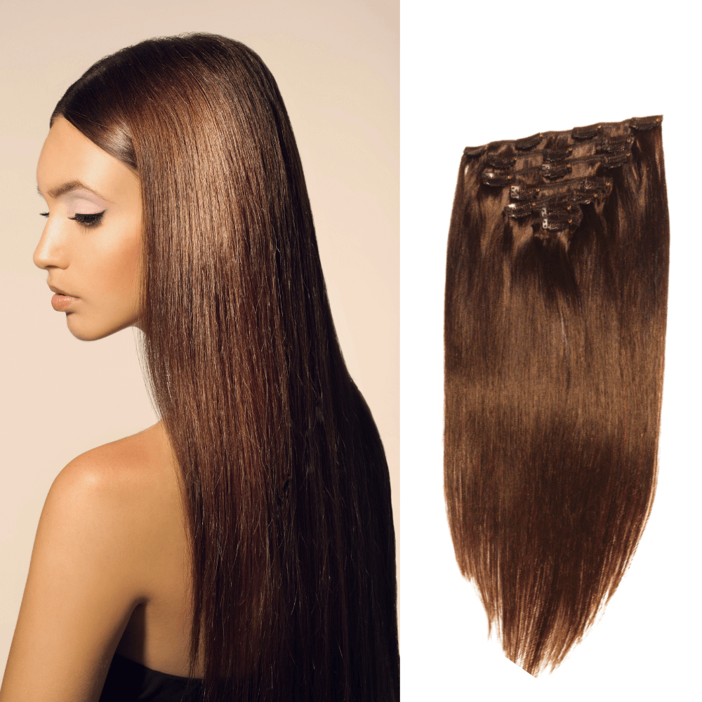 extensões clips cor 8