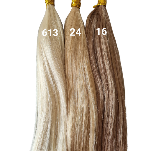 cores extensões loiras